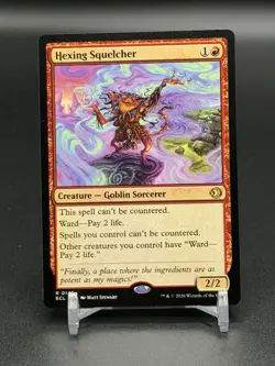 MTG Lorwyn Eclipsed ~ Hexing Squelcher Rare Regular #145 - Image 1