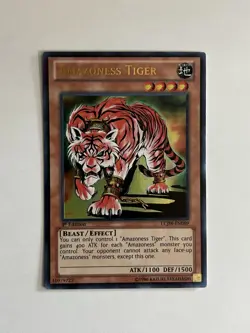 Amazoness Tiger LCJW-EN089 Yu-Gi-Oh Legendary Collection 4: Joey's World-1st... - Image 1