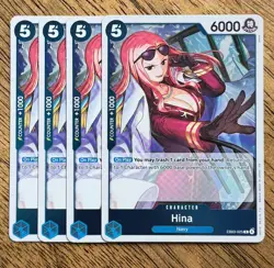 One Piece TCG - Hina EB03-025 Foil Playset (x4) - The Heroines Edition NM - Image 1