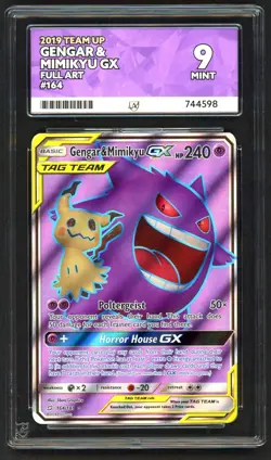 Pokemon Cards - ACE 9 Gengar & Mimikyu GX 164/181 - Team UP FA - MINT - Image 1