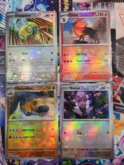 Pokemon Tcg Prismatic Evolutions Master Ball Reverse Holo Lot Of 4 Cards NM - Image 1