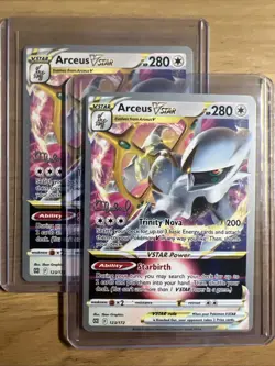 Pokemon Arceus v Star 2022 World Championship Single Card - Two Cards! - Image 1