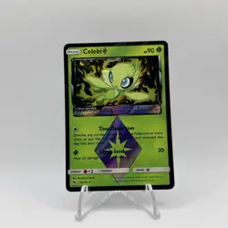 Celebi Prism Star 19/214 SM - Lost Thunder LP Pokemon Card TCG - Image 1