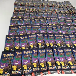 2024 Pokemon Halloween Trick or Trade Booster Bundle 91 Sealed Packs 273 Cards - Image 2