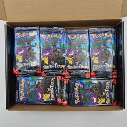 2024 Pokemon Halloween Trick or Trade Booster Bundle 91 Sealed Packs 273 Cards - Image 3
