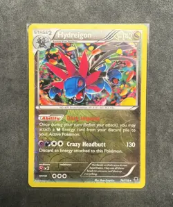 Hydreigon 74/119 XY-Phantom Forces Reverse Holo Pokemon TCG Moderately Played MP - Image 1