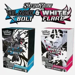 Pokemon Black Bolt and White Flare Booster Bundles Brand New 1x EACH IN-HAND - Image 1