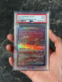 PSA 9 2023 POKEMON SVP EN-SV BLACK STAR PROMO #053 MEW EX 151 ULTRA-PREMIUM COLL - Image 1