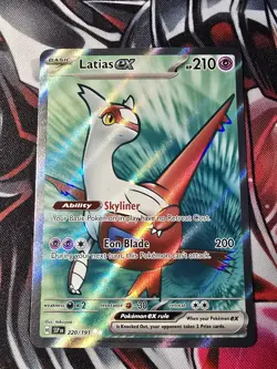 Latias ex Ultra Rare SV08: Surging Sparks 220/191 NM - Pokemon TCG - Image 1