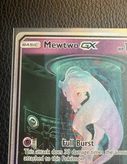 Mewtwo GX 78/73 Secret Shiny Holo Rare | Shining Legends | Pokemon TCG | 2017 - Image 2
