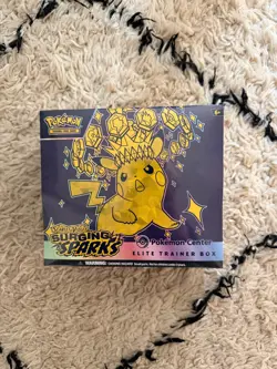 Pokemon TCG: Pokemon Center Surging Sparks Elite Trainer Box – Factory Sealed - Image 1
