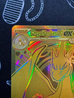 Mega Charizard Y EX 294/217 Pokemon TCG Ascended Heroes Gold Hyper Rare - Image 2