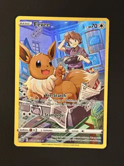 Eevee #TG11/TG30 Brilliant Stars - Trainer Gallery 2022 Rare LP Pokemon TCG - Image 1