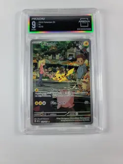 Pokemon Pikachu 173/165 Sv: Scarlet & Violet 151 Holo Graded 9 Arena Club US - Image 1