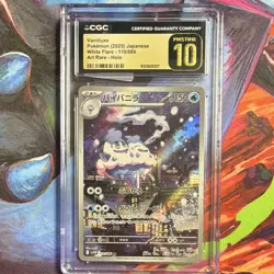 Pokemon Vanilluxe 110/086 Art Rare Holo CGC 10 White Flare Japanese 2025 - Image 1