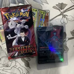 2 Opened Packs Pokemon Scarlet & Violet Destined Rivals Team Rocket's Mewtwo ex - Image 3