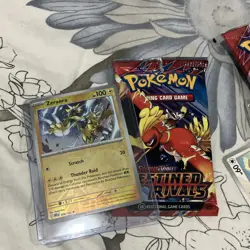 2 Opened Packs Pokemon Scarlet & Violet Destined Rivals Team Rocket's Mewtwo ex - Image 5