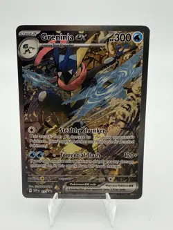 Pokemon Greninja ex Promo Holo Stage 2 NM #132 Sv: Scarlet & Violet 2024 - Image 1