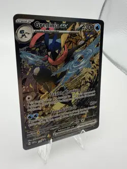 Pokemon Greninja ex Promo Holo Stage 2 NM #132 Sv: Scarlet & Violet 2024 - Image 2