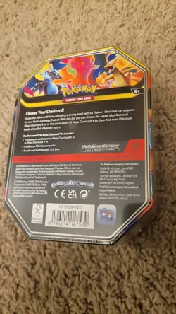 Mega Charizard Ex Tin - Mega Charizard X EX - Pokemon TCG Sealed - Image 2