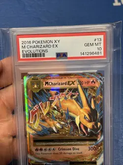 Pokemon XY Evolutions M Charizard EX Holo 13/108 2016 PSA 10 Gem Mint Pokemon - Image 3