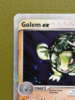 Golem ex 91/97 Holo EX Dragon Frontiers Pokemon TCG-LP/MP Vintage e-Reader 2003 - Image 4