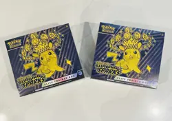 Pokemon Surging Sparks Elite Trainer Box 2 ETB Lot NEW - Image 1