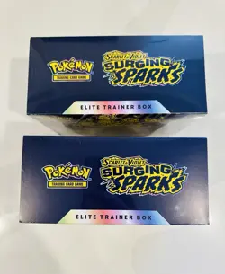 Pokemon Surging Sparks Elite Trainer Box 2 ETB Lot NEW - Image 3