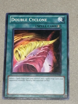 Double Cyclone DREV-EN046 Unlimited Common NM Yugioh Card Duelist Revolution - Image 1