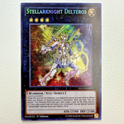 Yugioh Stellarknight Delteros DUEA-EN053 1st Edition Secret Rare Holo - NM-MINT - Image 1