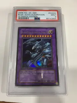 2006 yugioh blue eyes ultimate Dragon Ultimate Edition PSA 9 - Image 1