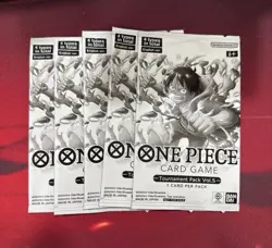 5 X One Piece Tournament Pack Vol. 5 Promo Factory Sealed English TCG CCG - Image 1