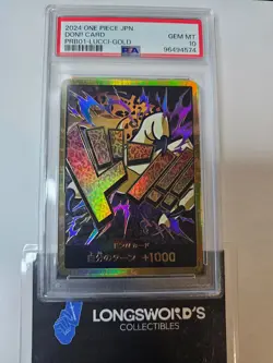 One Piece - JPN Lucci GOLD DON!! - Premium Booster -The Best- PSA 10 - Image 3