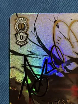 Weiss Schwarz SEC Signed FOIL Overlord Vol.2 Ainz Ooal Gown OVL/S99-E052SEC - Image 4