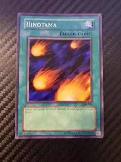 Yu-Gi-Oh! TCG Hinotama Legend of Blue Eyes White Dragon LOB-056 Unlimited Common - Image 1