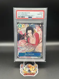 2025 ONE PIECE PROMOS ILLUSTRATION BOX VOL.1 #004 BOA HANCOCK PSA 10 - Image 1