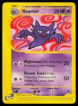 Haunter 80/165 Uncommon Expedition Pokemon Card - Image 1