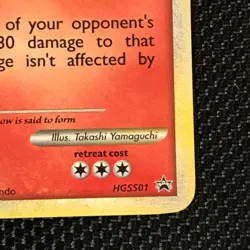 Pokemon Card 2010 HO-OH HGSS01 Holo Black Star Promo HeartGold SoulSilver Rare - Image 5