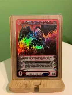 Lord Van Bloot Servant of Aa'une Ultra Rare Chaotic TCG Card - Image 1