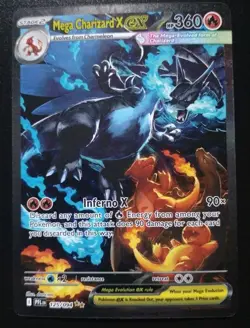 Mega Charizard x EX 125/094 Phantasmal Flames Single Raw Card Pokemon READ - Image 5