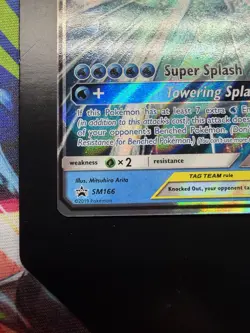 Pokemon TCG Magikarp and Wailord GX Tag Team Holo Card SM166 - Image 5