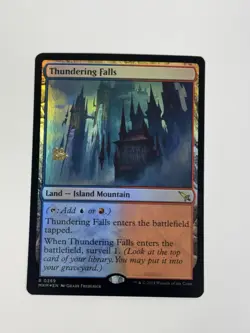 Thundering Falls Prerelease Foil Card Rare (MKM) Free Shipping - Image 1