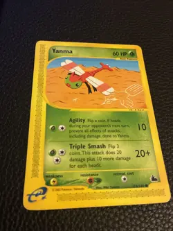 Yanma Reg. 116/144 Skyridge Set (SK) Pokemon Card MP - Image 2
