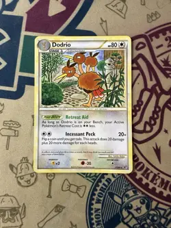 Dodrio HS Undaunted 11/90 Pokemon Card - Image 3
