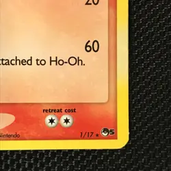 2007 Pokemon Ho-Oh 1/17 Holo Card TCG Rare 🔥📈 - Image 5