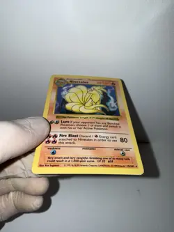 Pokemon Ninetales Base Set (Shadowless) Holo Rare MP 12/102 - 1999 WOTC Card - Image 3