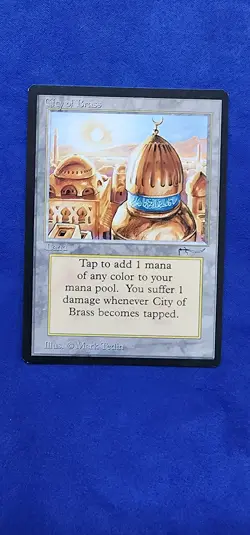 MTG City of Brass - Near Mint (NM) Condition from the Arabian Nights Expansion - Image 1