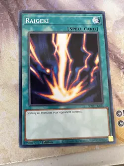 Raigeki SDBT-EN025 Common 1st Edition NM GOAT Yugioh - Image 1