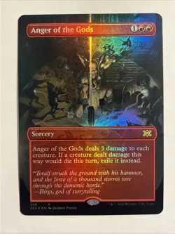 Anger of the Gods (Borderless) Double Masters 2022 Foil - Image 1