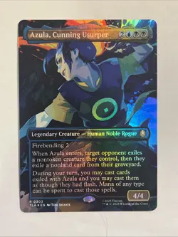 Azula, Cunning Usurper (Borderless) Avatar: The Last Airbender Foil - Image 1